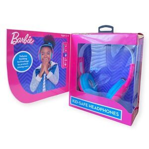 BARBIE Headphones Safe for Kids Ears with Volume Limiting Technology Protection